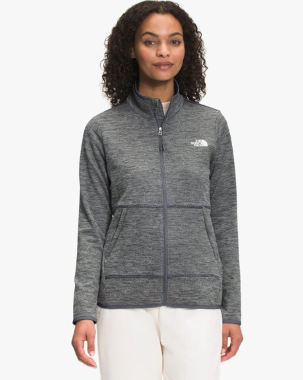 THE NORTH FACE Canyonlands Full Zip Sweatshirt Small TNF Grey Heather NWT